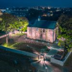 Коложская церковь в Гродно ночью