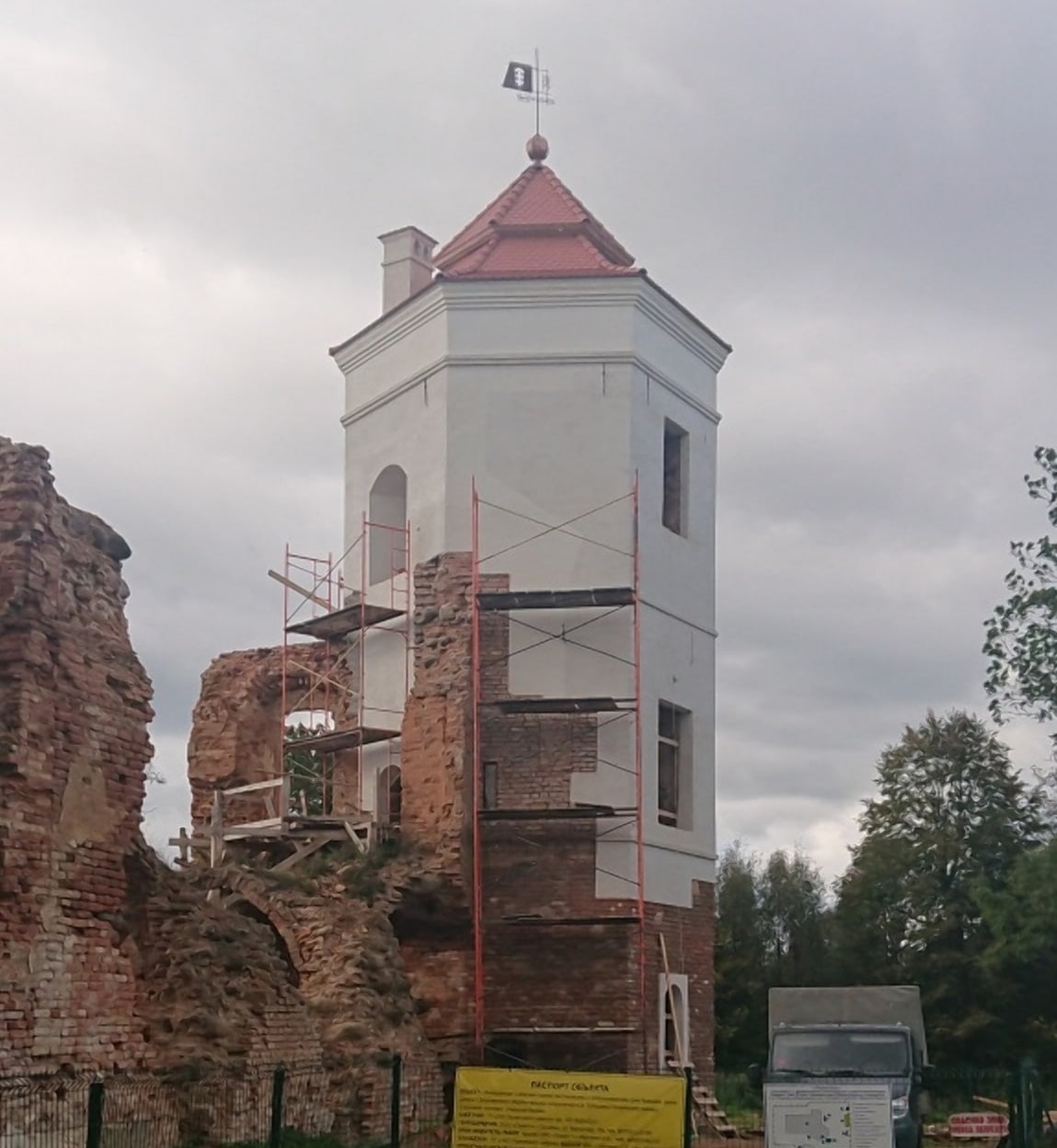 Реконструкция гольшанского замка