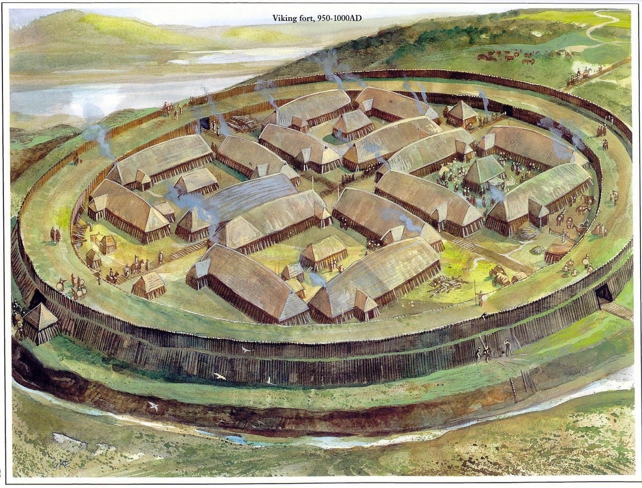 Форт викингов в Бресте реконструкция