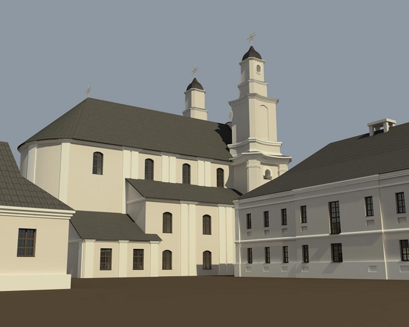 Реконструкция базилианского монастыря