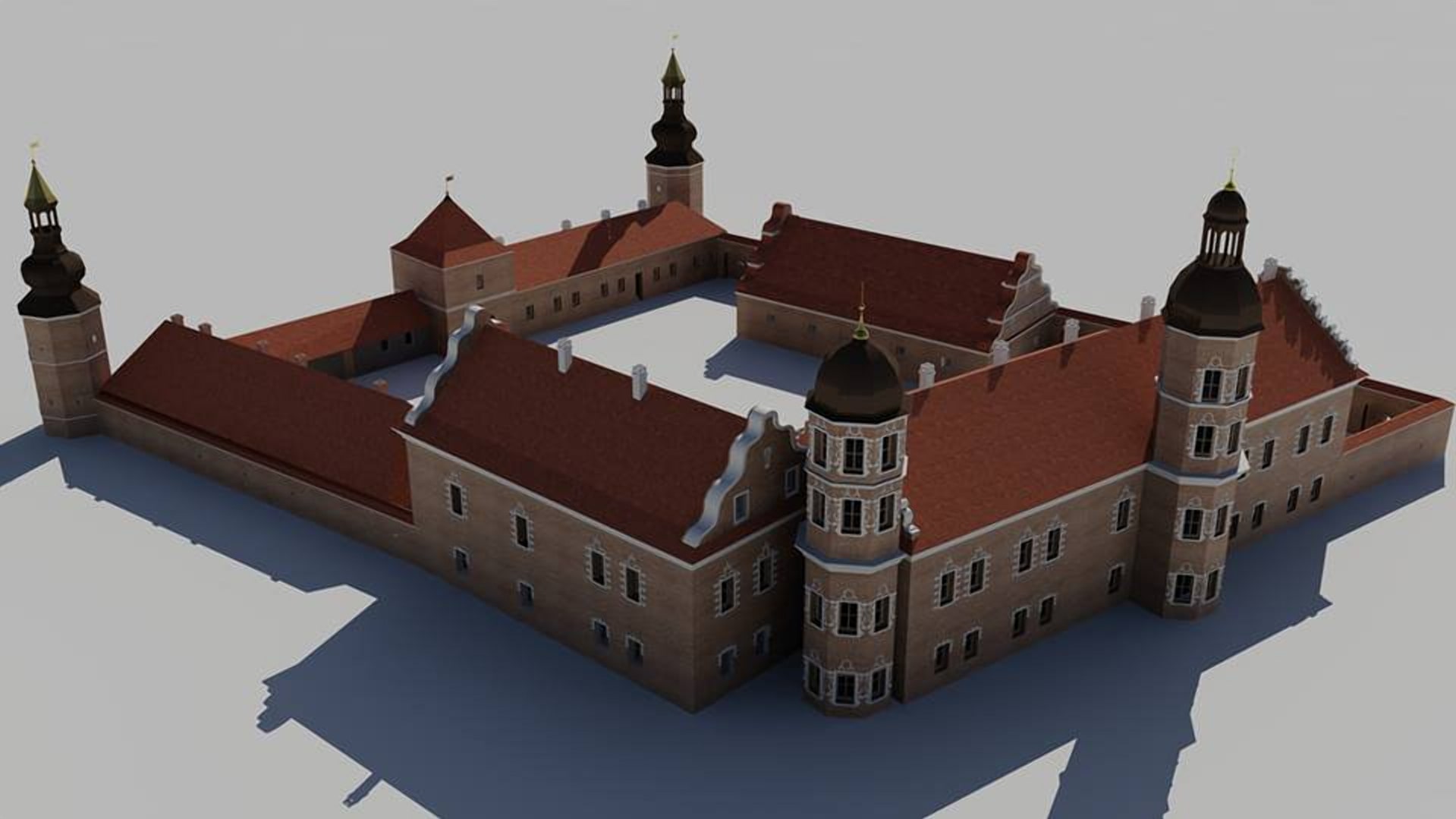Быховский замок в начале 18 века реконструкция