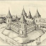 Замок в Геранёнах рисунок