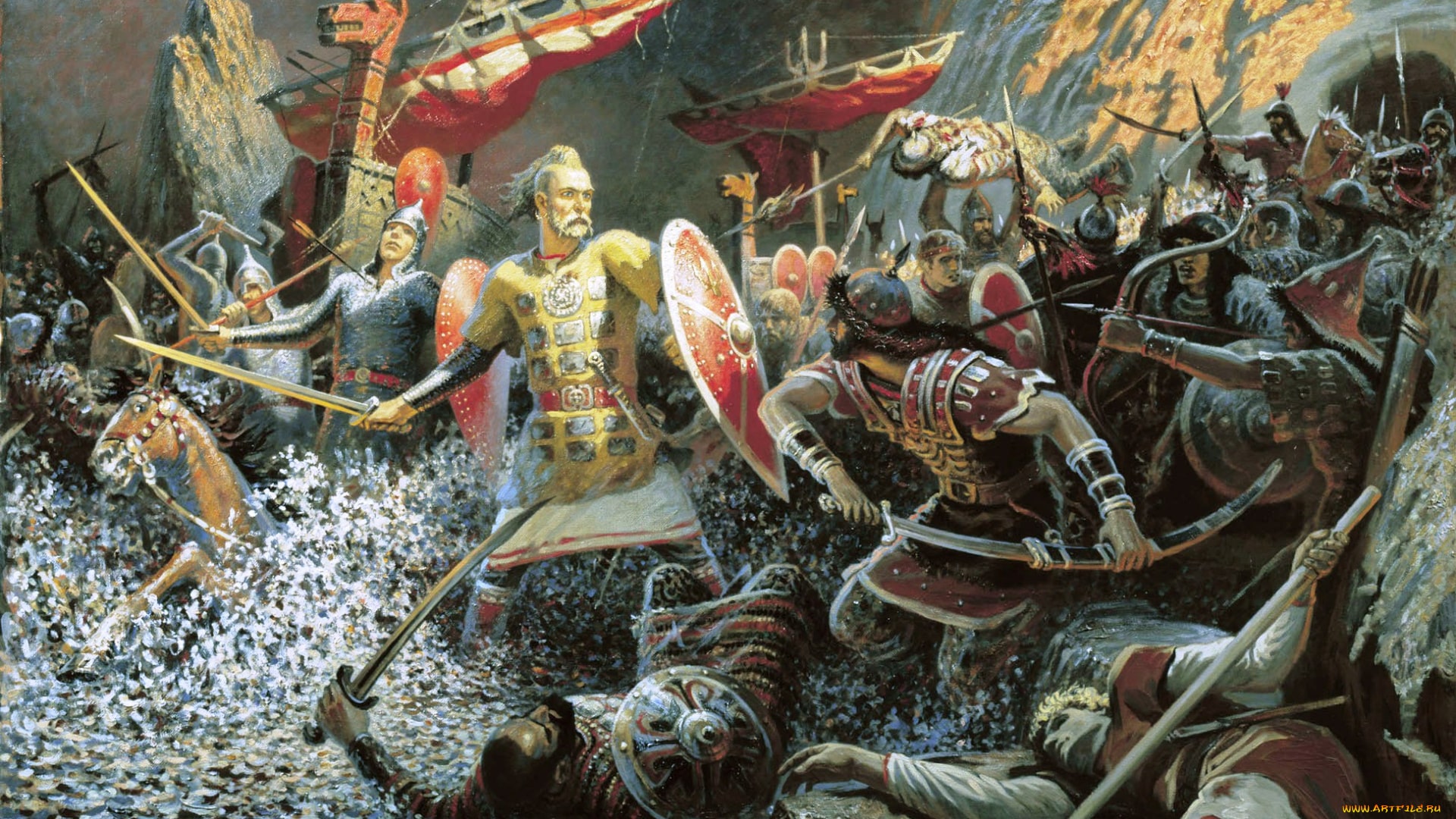 Полоцк вел войны с Киевом и его союзниками, половцами