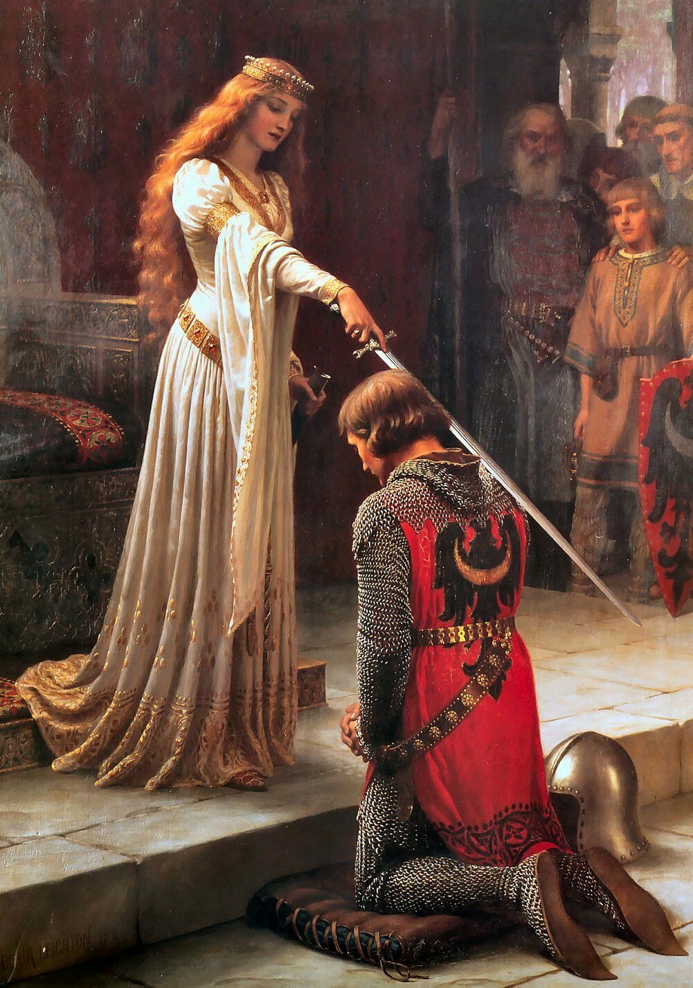 Византийская принцесса Варвара посвящает в рыцари