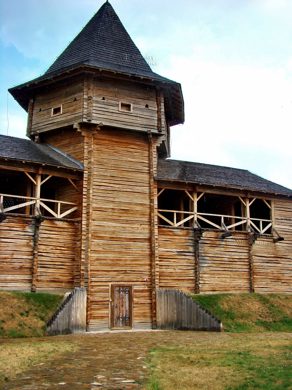 Могилев был отстроен в стиле деревянной литовской крепости