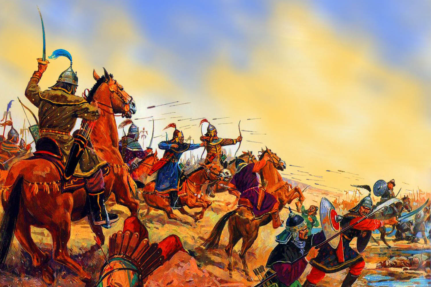 Вместо Гомеля и Пинска монголы пошли на Киев