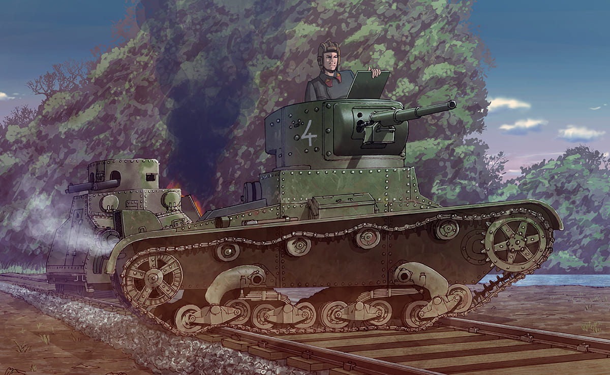 Танки 22 танковой дивизии участвовал в польском походе 1939 года