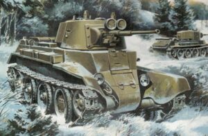 Танки БТ-7 были на вооружении 55-ой стрелковой дивизии