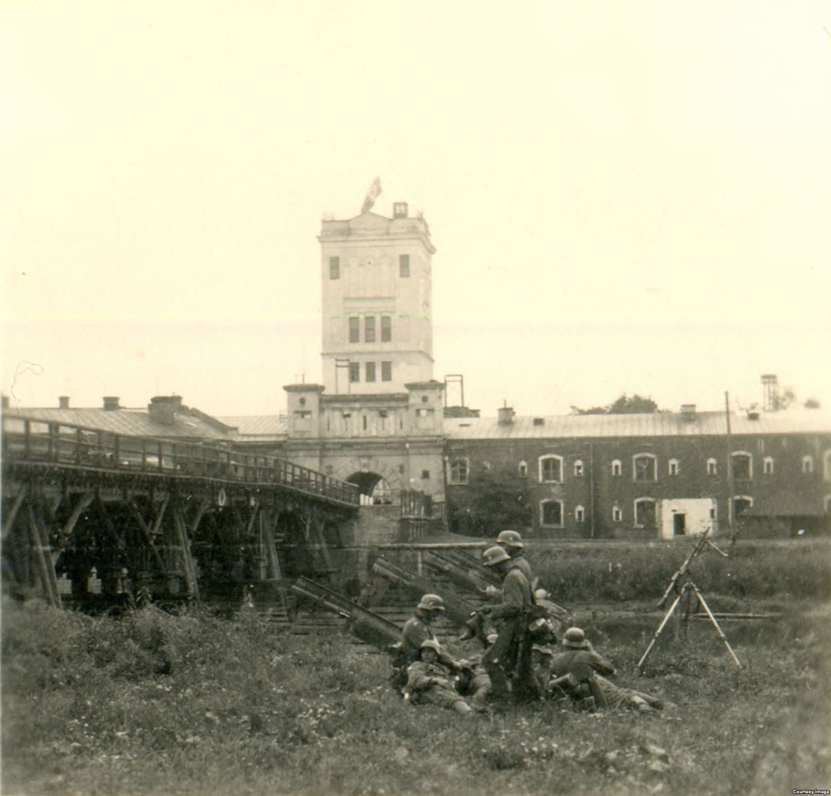 Немцы на Тереспольском укреплении в 1939 году