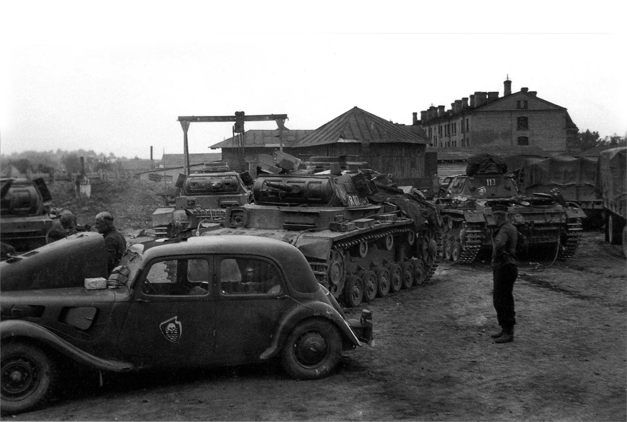 18 танковая дивизия вермахта не встречала сопротивления