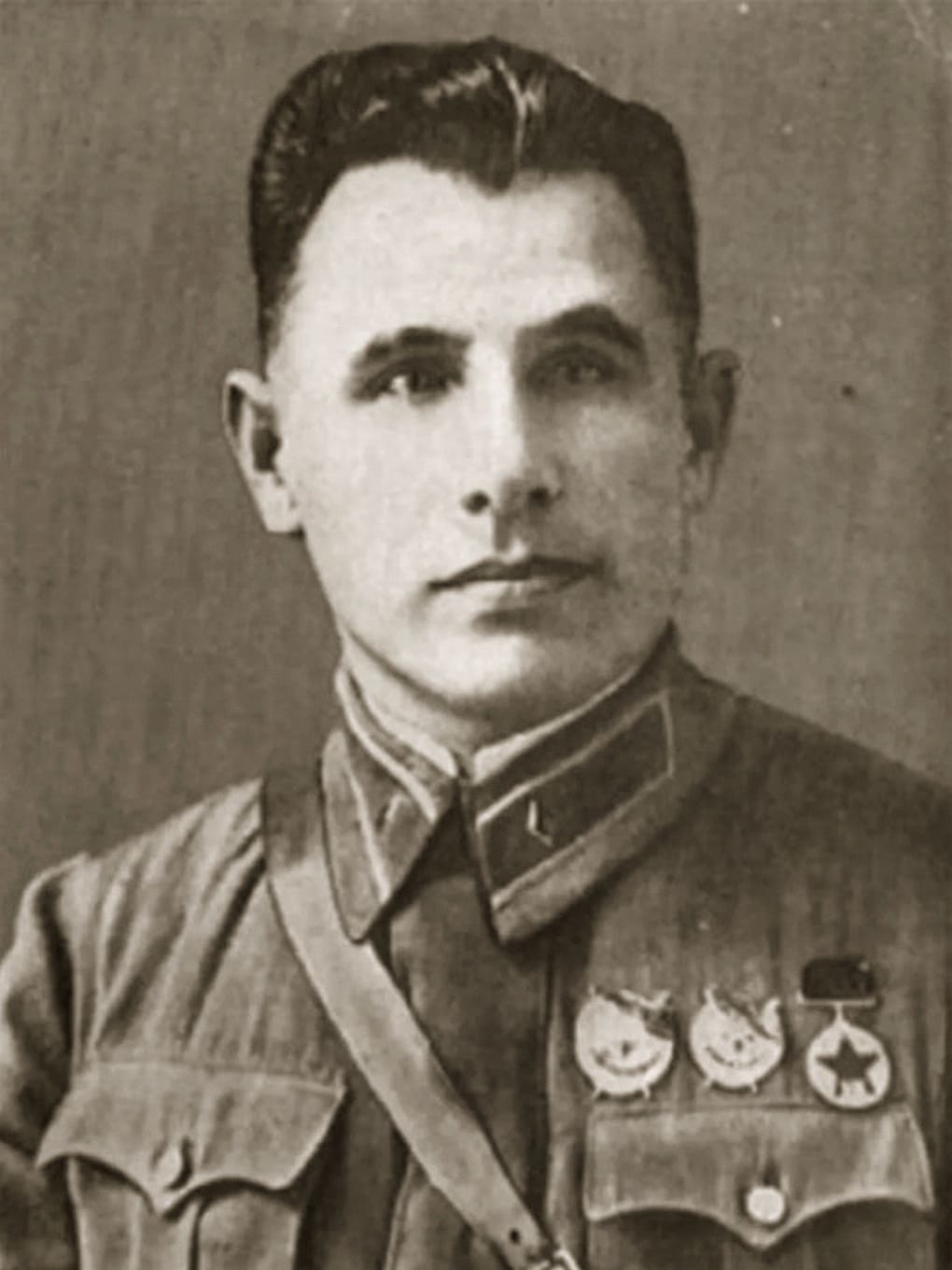 Комбриг Лазаренко в 1940 году