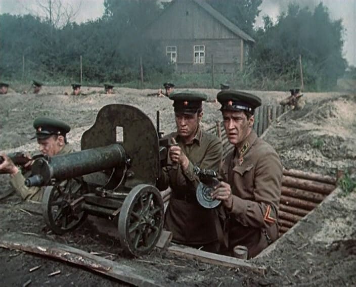 Станковые пулеметы смогли заставить немцев отойти