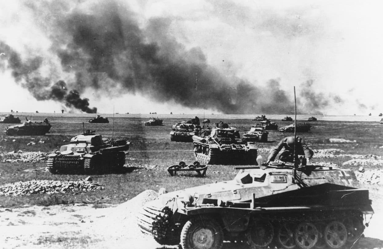 Немецкие танковые дивизии были отличной целью для дальнобойной артиллерии