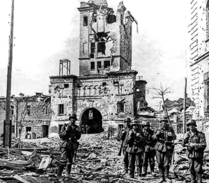 Брестская крепость в июне 1941 года полыхала.