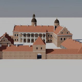 Макет реконструкции Быховского замка