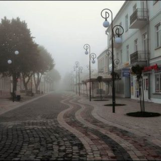 Туман на Пинских улицах